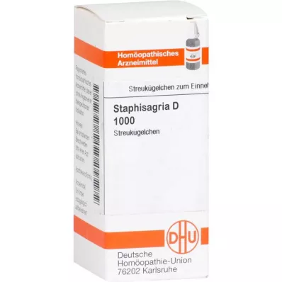 STAPHISAGRIA D 1000 Globuli, 10 g