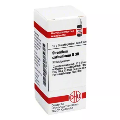 DHU Strontium carbonicum D 30 Globuli, 10 g