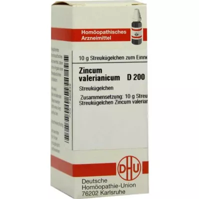 ZINCUM VALERIANICUM D 200 Globuli, 10 g ZINCUM VALERIANICUM D 200 Globuli, 10 g