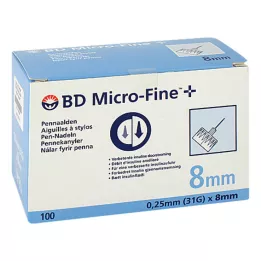 BD MICRO-FINE+ 8 Pen-Nadeln 0,25x8 mm, 100 St