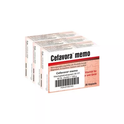 CEFAVORA memo Weichgelatinekapseln, 90 St CEFAVORA memo Weichgelatinekapseln, 90 St