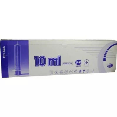 SPRITZE 10 ml 2teilig Luer exzentrisch, 100 St