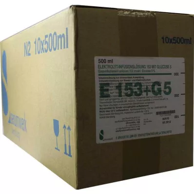 ELEKTROLYT Inf.-Lsg. 153 m.Glucose 5, 10X500 ml ELEKTROLYT Inf.-Lsg. 153 m.Glucose 5, 10X500 ml