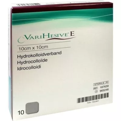 VARIHESIVE E 10x10 cm HKV hydroaktiv, 10 St