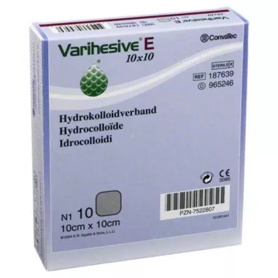 VARIHESIVE E 10x10 cm HKV hydroaktiv, 10 St VARIHESIVE E 10x10 cm HKV hydroaktiv, 10 St