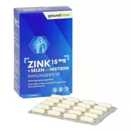 GESUND LEBEN Zink 15 mg+Selen Kapseln, 60 St
