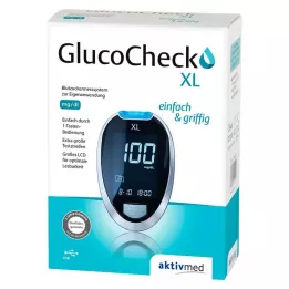 GLUCOCHECK XL Blutzuckermessgerät Set mg/dl, 1 St