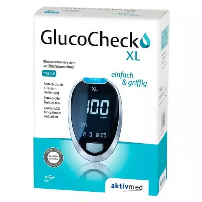 Gluco Check XL Blutzuckermess Set mg / dl, 1 St