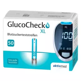 GLUCOCHECK XL Blutzuckerteststreifen, 50 St