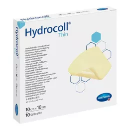 HYDROCOLL thin Wundverband 10x10 cm, 10 St