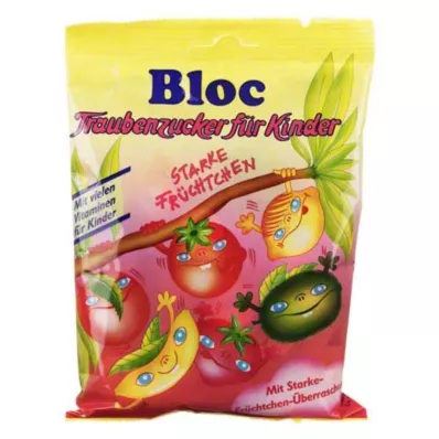BLOC Kinder Traubenzucker versch.Geschmacksr.Btl., 75 g