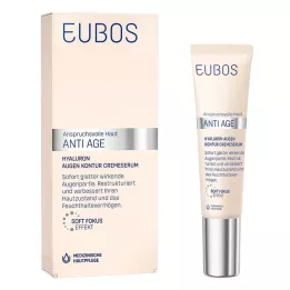 EUBOS Anti Age Hyaluron Augen Kontur CremeSerum, 15 ml