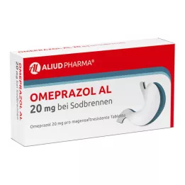 OMEPRAZOL AL 20 mg bei Sodbrennen, 7 St