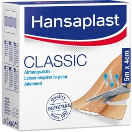 HANSAPLAST Classic Pflaster 4 cmx5 m, 1 St