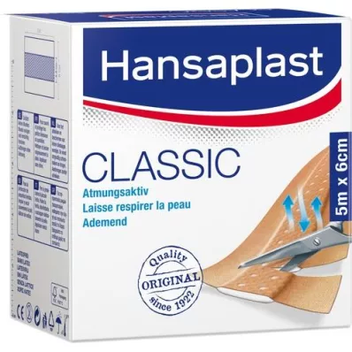 HANSAPLAST Classic Pflaster 6 cmx5 m, 1 St