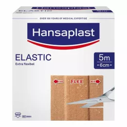 HANSAPLAST Elastic Pflaster 6 cmx5 m, 1 St