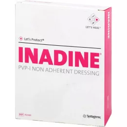 INADINE Salbengaze m. PVP Iod. 9,5x9,5cm, 25 St