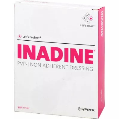 INADINE Salbengaze m. PVP Iod. 9,5x9,5cm, 25 St
