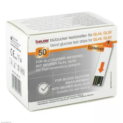 BEURER GL44/GL50 Teststreifen, 50 St