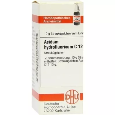 ACIDUM HYDROFLUORICUM C 12 Globuli, 10 g