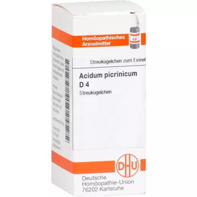 ACIDUM PICRINICUM D 4 Globuli, 10 g