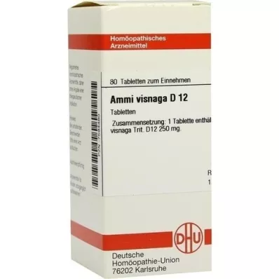 AMMI VISNAGA D 12 Tabletten, 80 St