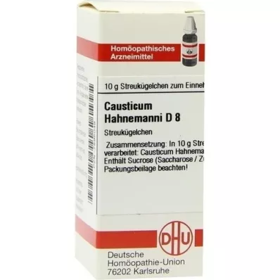 CAUSTICUM HAHNEMANNI D 8 Globuli, 10 g