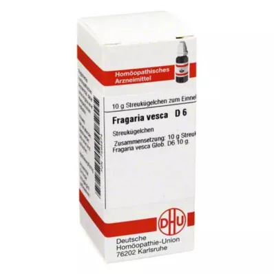 FRAGARIA VESCA D 6 Globuli, 10 g FRAGARIA VESCA D 6 Globuli, 10 g