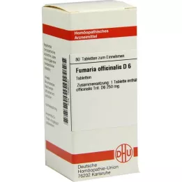FUMARIA OFFICINALIS D 6 Tabletten, 80 St