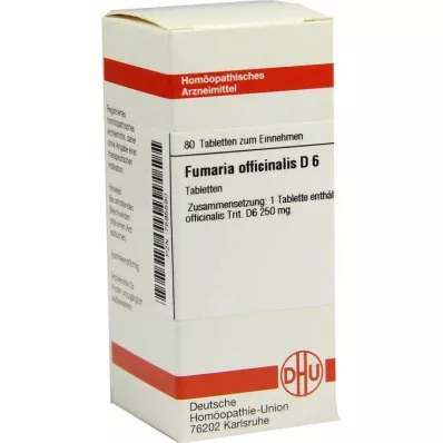 DHU Fumaria offic. D 6 Tabletten, 80 St