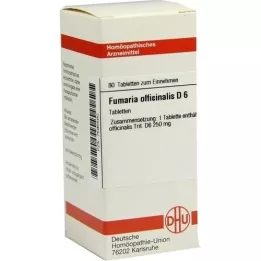 FUMARIA OFFICINALIS D 6 Tabletten, 80 St