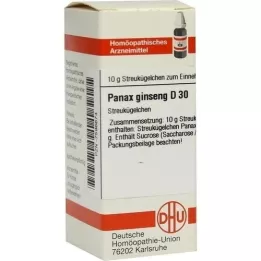 PANAX GINSENG D 30 Globuli, 10 g