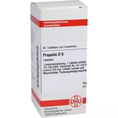 PROPOLIS D 6 Tabletten, 80 St