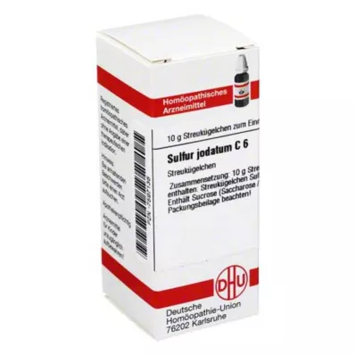 DHU Sulfur jodatum C 6 Globuli, 10 g