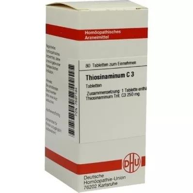 THIOSINAMINUM C 3 Tabletten, 80 St