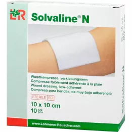 SOLVALINE N Kompressen 10x10 cm steril, 10 St