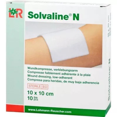 SOLVALINE N Kompressen 10x10 cm steril, 10 St