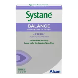 SYSTANE BALANCE Benetzungstropfen für die Augen, 3X10 ml