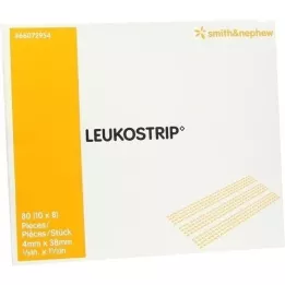 LEUKOSTRIP Wundnahtstreifen 4x38 mm, 10X8 St