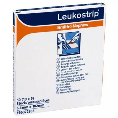 LEUKOSTRIP Wundnahtstreifen 6,4x102 mm, 10X5 St