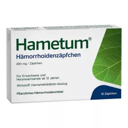 HAMETUM Hämorrhoiden Zäpfchen, 10 St