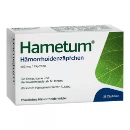 HAMETUM Hämorrhoiden Zäpfchen, 25 St