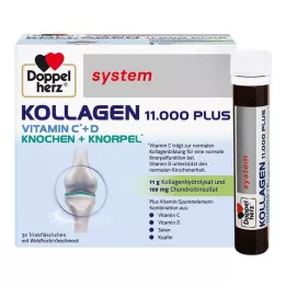 DOPPELHERZ Kollagen 11.000 Plus system Ampullen, 30X25 ml