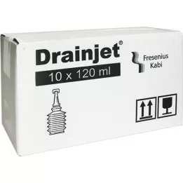 FREKA DRAINJET Kochsalzlösung 0,9% ISO, 10X120 ml