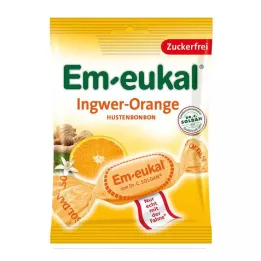 EM-EUKAL Bonbons Ingwer Orange zuckerfrei, 75 g