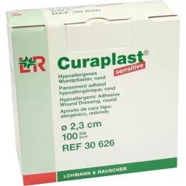 CURAPLAST Strips sensitiv rund 23 mm, 100 St