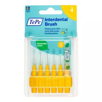 TEPE Interdentalbürste Original 0,7mm ISO 4 gelb, 6 St