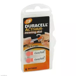 BATTERIEN f.Hörgeräte Duracell 13, 6 St