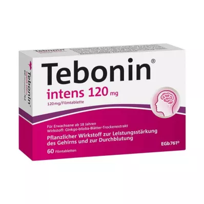 TEBONIN intens 120 mg Filmtabletten, 60 St TEBONIN intens 120 mg Filmtabletten, 60 St