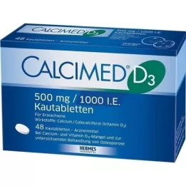 CALCIMED D3 500 mg/1000 I.E. Kautabletten, 48 St